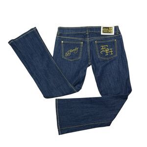 Ed Hardy Jeans Women’s Y2K Bootcut Wide Leg Pants